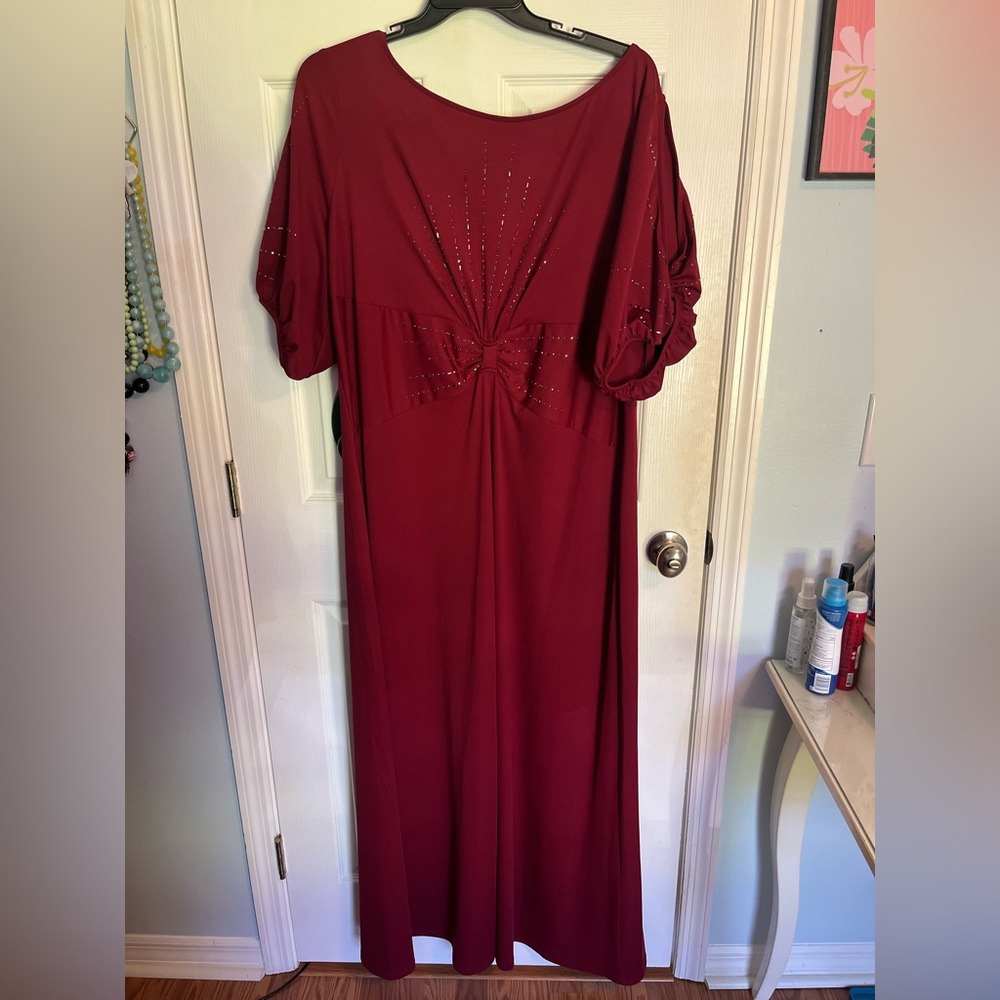 Ever Pretty Deep Red Maxi Formal Dress